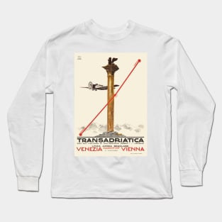 Transadriatica Italy Vintage Poster 1925 Long Sleeve T-Shirt